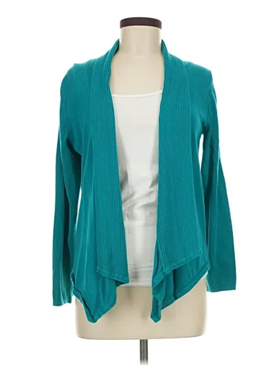 Pre-owned Fever Cardigan Sweater In Teal