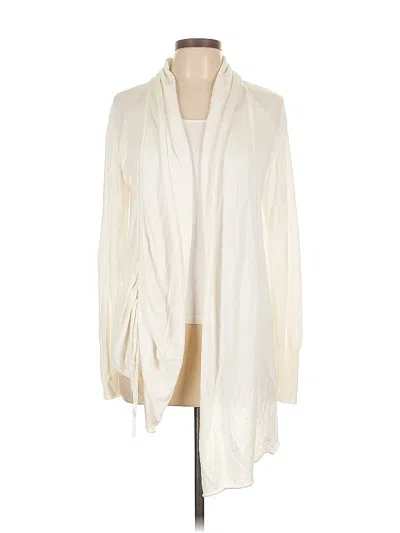 Pre-owned Fever Cardigan Sweater In White