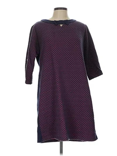 Pre-owned Fever Casual Dress In Burgundy