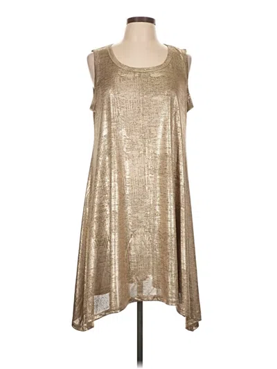 Pre-owned Fever Casual Dress In Gold