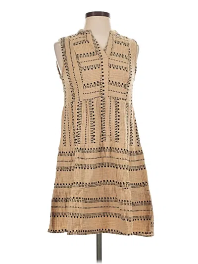 Pre-owned Fever Casual Dress In Tan