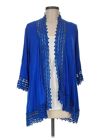 Pre-owned Fever Kimono In Blue