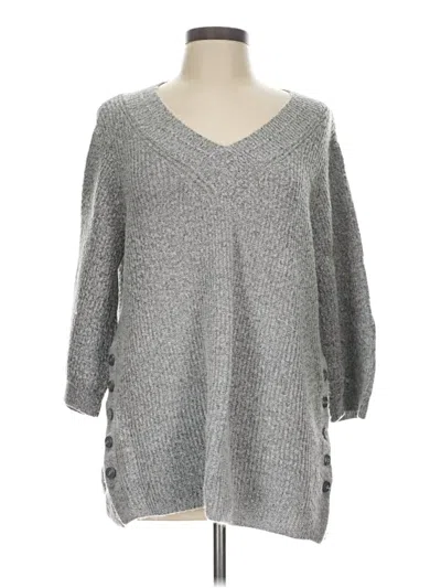 Pre-owned Fever Pullover Sweater In Silver