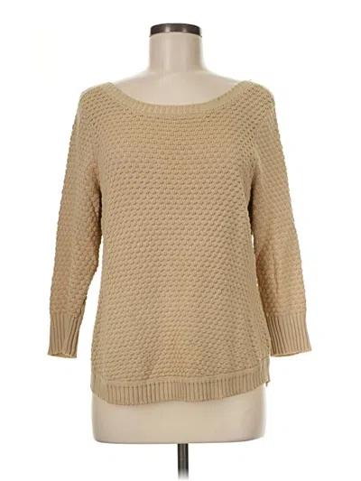Pre-owned Fever Pullover Sweater In Tan
