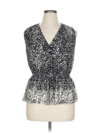 Pre-owned Fever Sleeveless Blouse In Black