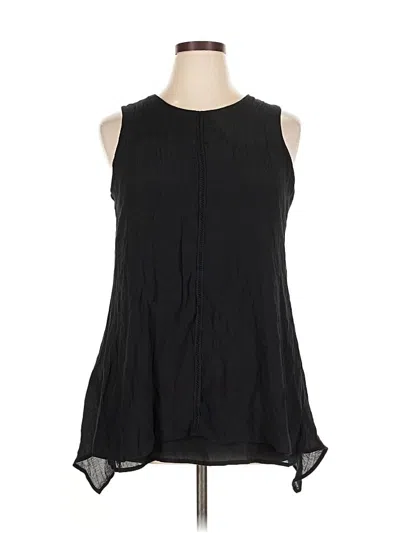 Pre-owned Fever Sleeveless Blouse In Black