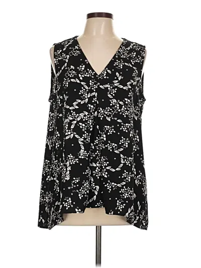 Pre-owned Fever Sleeveless Blouse In Black