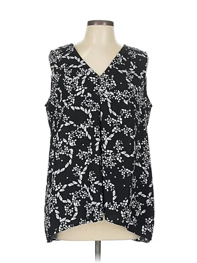 Pre-owned Fever Sleeveless Blouse In Black