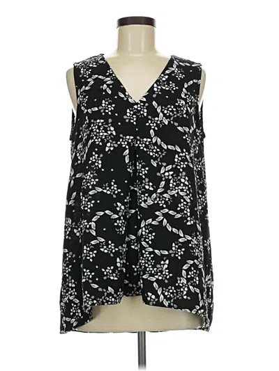 Pre-owned Fever Sleeveless Blouse In Black
