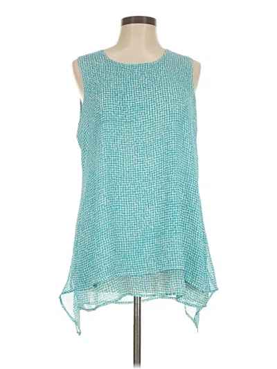 Pre-owned Fever Sleeveless Blouse In Blue