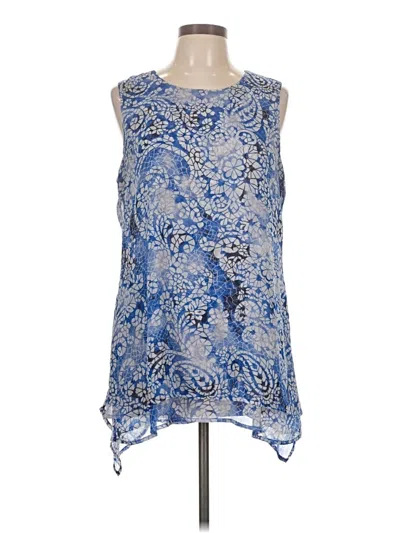 Pre-owned Fever Sleeveless Blouse In Blue