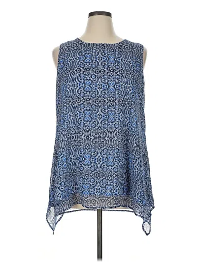 Pre-owned Fever Sleeveless Blouse In Blue
