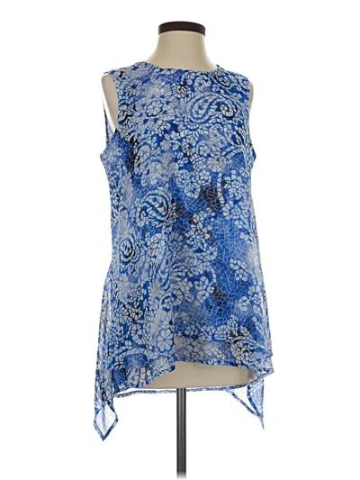 Pre-owned Fever Sleeveless Blouse In Blue