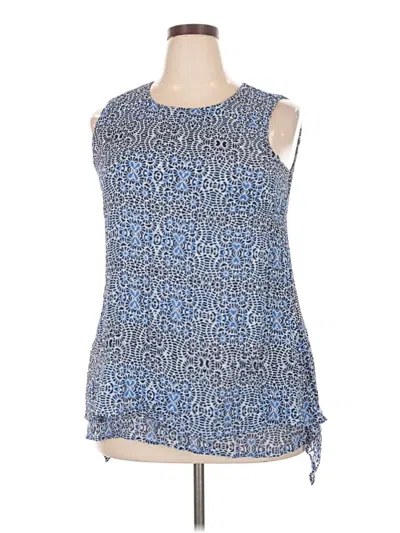 Pre-owned Fever Sleeveless Blouse In Blue