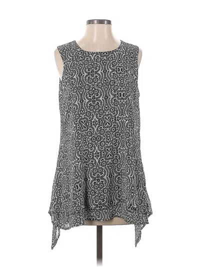 Pre-owned Fever Sleeveless Blouse In Gray