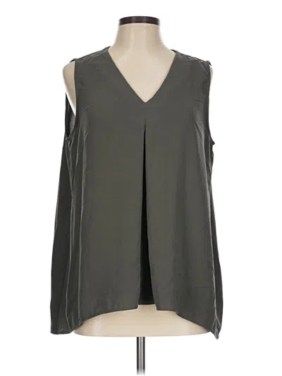 Pre-owned Fever Sleeveless Blouse In Gray