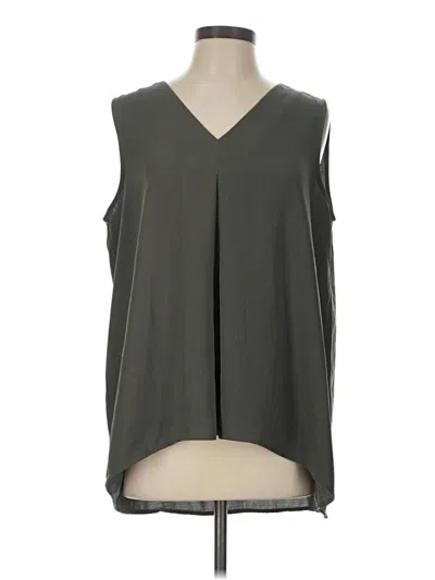 Pre-owned Fever Sleeveless Blouse In Gray