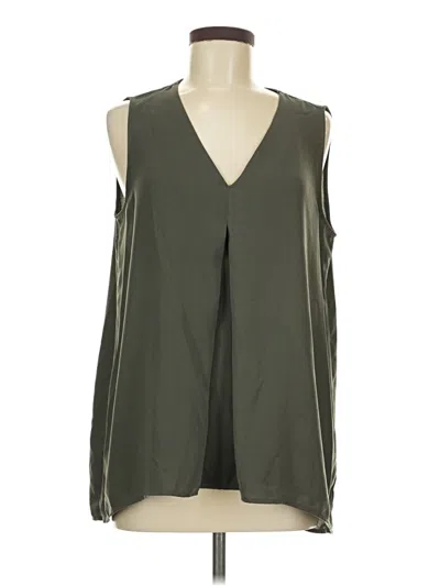 Pre-owned Fever Sleeveless Blouse In Green