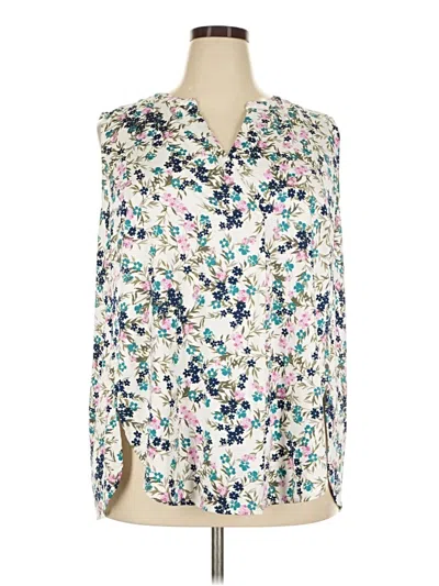 Pre-owned Fever Sleeveless Blouse In Ivory