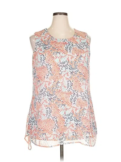 Pre-owned Fever Sleeveless Blouse In Orange