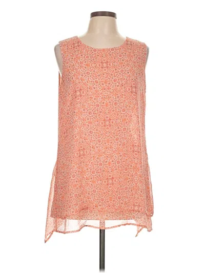 Pre-owned Fever Sleeveless Blouse In Orange
