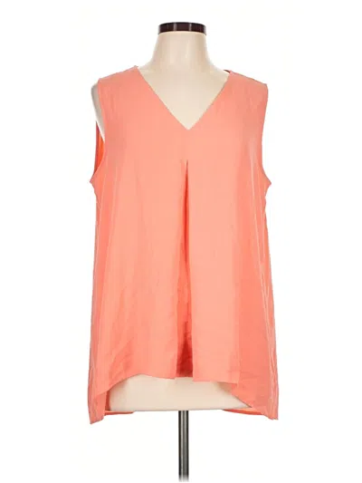 Pre-owned Fever Sleeveless Blouse In Orange