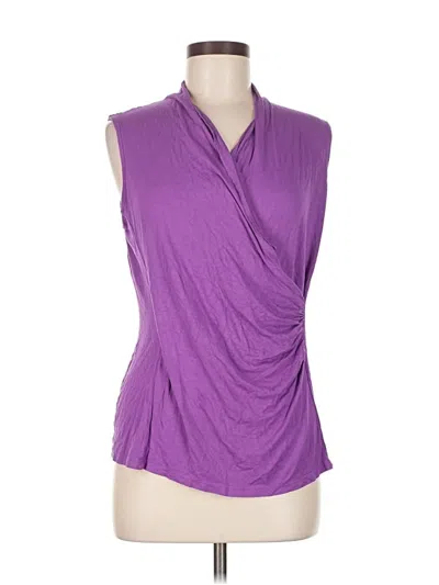 Pre-owned Fever Sleeveless Blouse In Purple