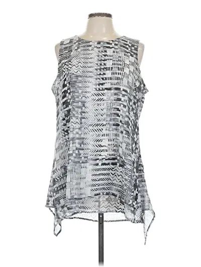 Pre-owned Fever Sleeveless Blouse In Silver