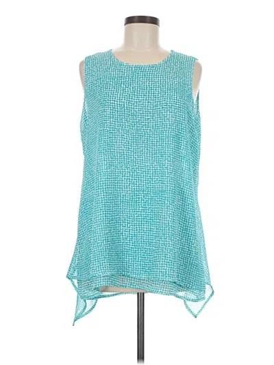 Pre-owned Fever Sleeveless Blouse In Teal