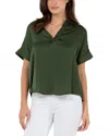 FEVER FEVER SPLIT NECK TOP