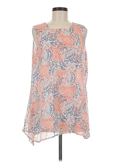 Pre-owned Fever Tank Top Orange Strapless Neckline Tops