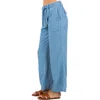 Fever Womens Lightweight Lyocell Wide Leg Pants In Multi
