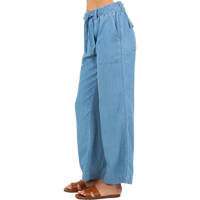 Fever Womens Lightweight Lyocell Wide Leg Pants