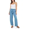 Fever Womens Lightweight Lyocell Wide Leg Pants In Multi