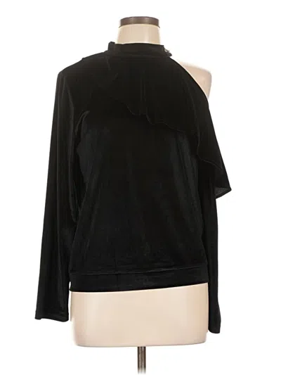 Pre-owned Few Moda 3/4 Sleeve Blouse In Black