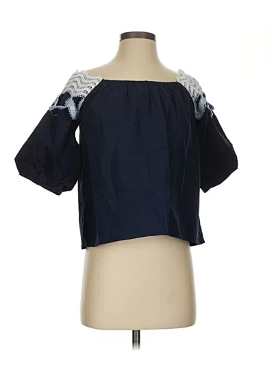 Few Moda 3/4 Sleeve Blouse In Blue