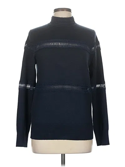 Pre-owned Few Moda Turtleneck Sweater In Blue