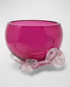 Feyz Studio Wrap Candy Bowl In Pink