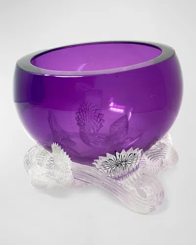 Feyz Studio Wrap Candy Bowl In Purple