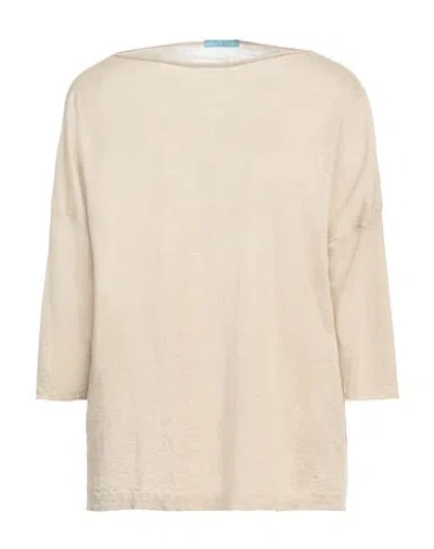 Fezbag® Fezbag Woman Sweater Beige Size 3 Linen