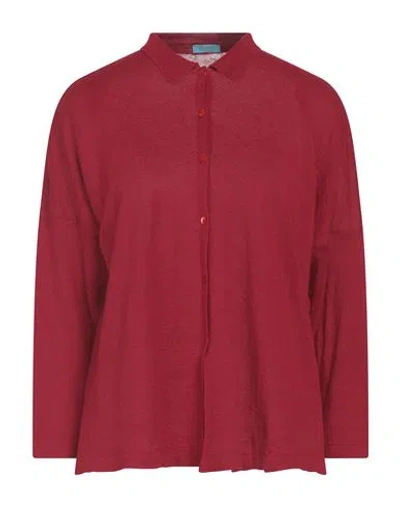 Fezbag® Fezbag Woman Sweater Brick Size 3 Linen In Red