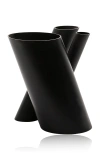 FFERRONE BANA TRIPLE STEEL VASE