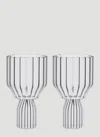 Fferrone Design Set Of Two Margot Red W In Transparent