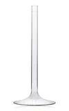 Fferrone Linea Large Glass Candlestick In Clear