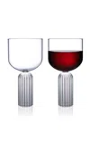 Fferrone May Set-of-two Large Glasses In Clear