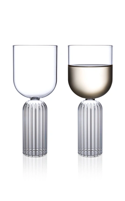 Fferrone May Set-of-two Medium Glasses In Transparent
