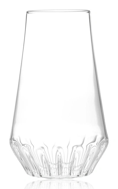 Fferrone Rossi Medium Glass Vase In Transparent