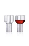 Fferrone Set-of-two Frances Wine Glass In Clear