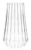 Fferrone Stella Medium Glass Vase In Clear