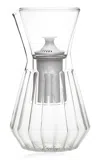 Fferrone Talise Fluted Glass Carafe In Clear